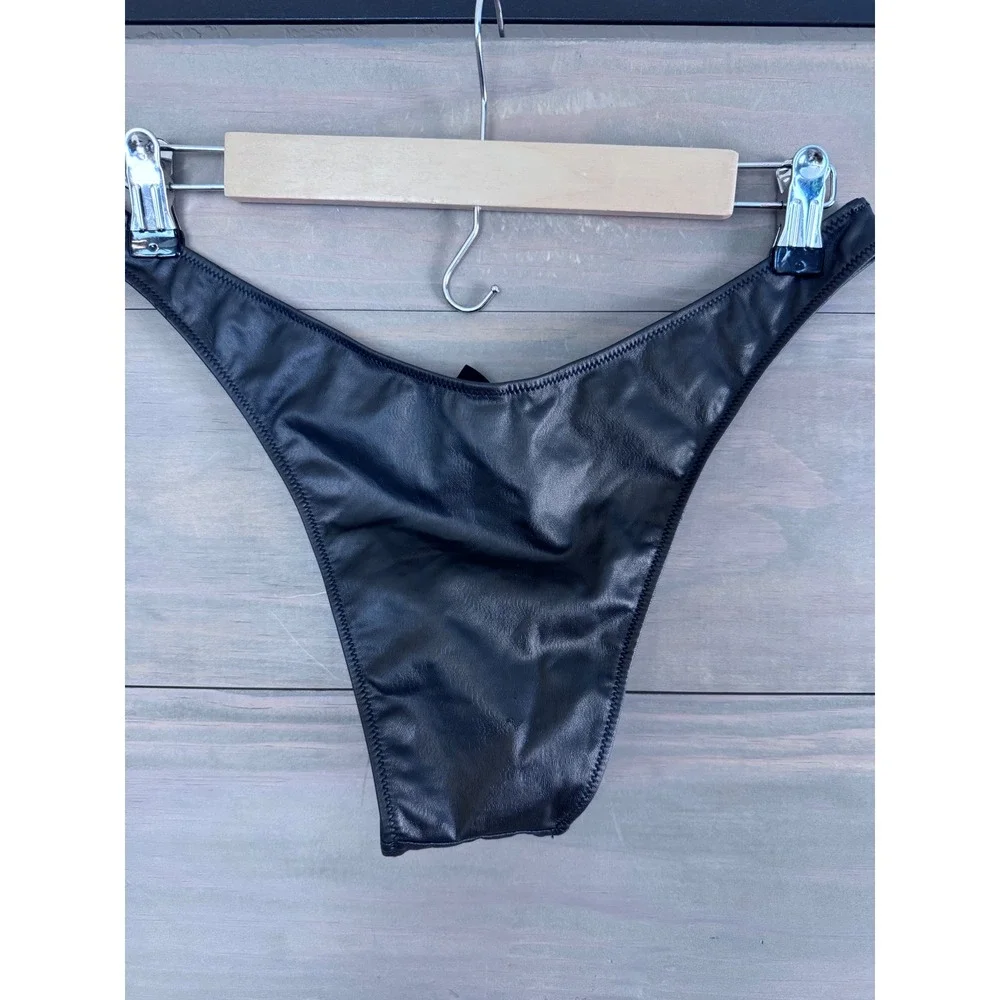 SKIMS pleather micro